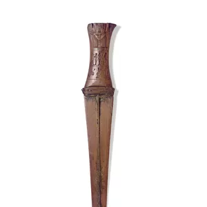 Dagger, New Kingdom, c. 1156-51 BC (wood & bronze)