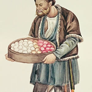 The egg seller (w / c on paper)