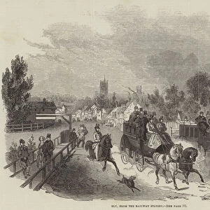 Ely, from the Railway Station (engraving)
