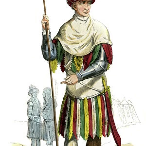 English Soldier during reign of Henry VI - male costume