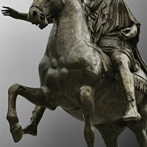 Equestrian Statue of Marcus Aurelius, copy from a bronze original of the 2nd Century BC (bronze)