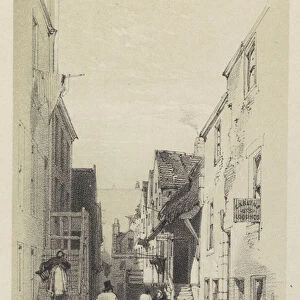 Fiddlers Close, No 75 High Street (engraving)