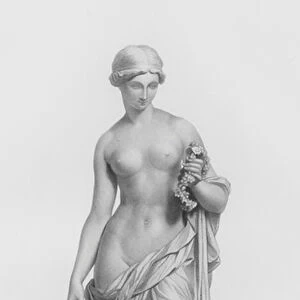 Flora, engraved by J H Baker from the statue by R J Wyatt (engraving)