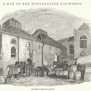Gas Works, Horseferry Road (engraving)