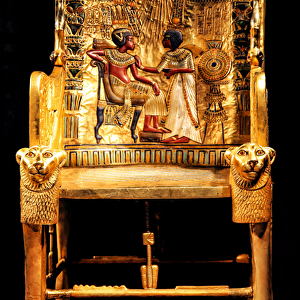 The Golden Throne of King Tutankhamen (gold)