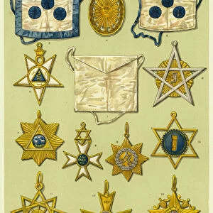 Grand Lodge "Royal York of Friendship, "Berlin (colour litho)