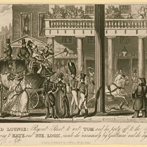 The grand lounge, Regent Street (engraving)