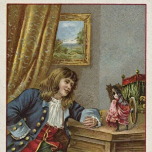 Gulliver in Lilliput (chromolitho)