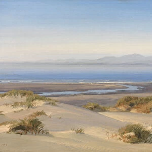Harlech Beach, 1869 (oil on canvas)