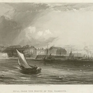 Hull, from the mouth of the harbour (engraving)
