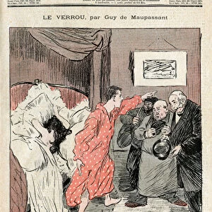 Illustration by Steinlen of Guy de Maupassants short story "