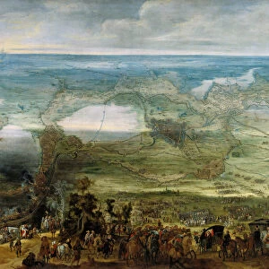 Isabel Clara Eugenia on the site of Breda (oil on canvas)