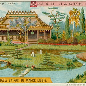 A Japanese Garden (chromolitho)