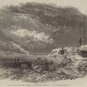 Kinburn, the Spit Battery, Otchakoff in the Distance (engraving)
