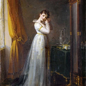 LA TOILETTE (Portrait de Constance Mayer (Marie Francoise Constance Mayer La Martiniere