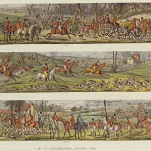 The Leicestershire Covers, 1820 (chromolitho)