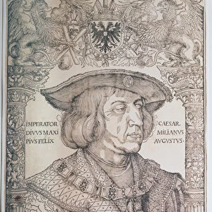 Maximilian I, Emperor of Germany (1459-1519), 1518 (woodcut)