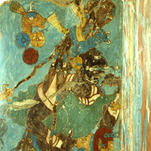 Mayan Lord in Cacaxtla, Late Classic period (mural)