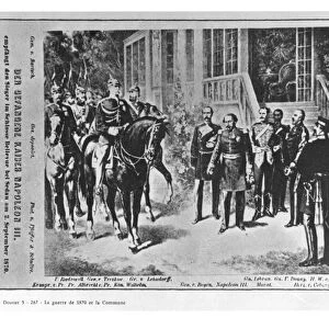 Meeting between Emperor Napoleon III (1808-73) and Kaiser Wilhelm I (1797-1888) at