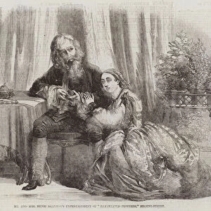 Mr and Mrs Henri Draytons Entertainment of "Illustrated Proverbs, "Regent-Street (engraving)