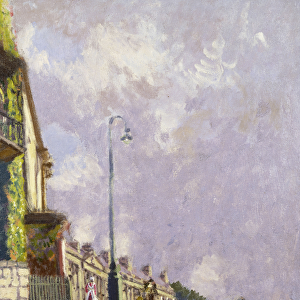 Mr Sheepshanks House, Camden Crescent, Bath, c. 1916-1918 (oil on canvas)
