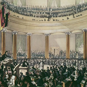 The National Assembly in the church St Paul, Frankfurt, convened in May 1848