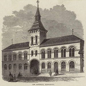 New Townhall, Hartlepool (engraving)