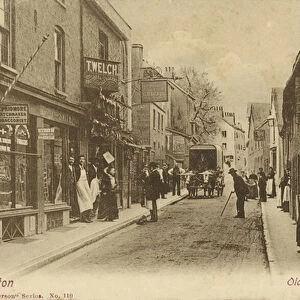 Old Chapel Street, Luton (b / w photo)