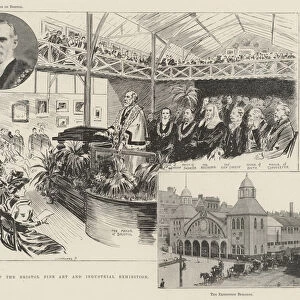 Opening of the Bristol Fine Art and Industrial Exhibition (engraving)