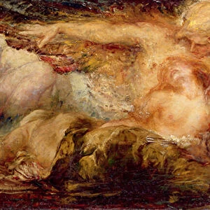Orpheus and Eurydice (oil on canvas)