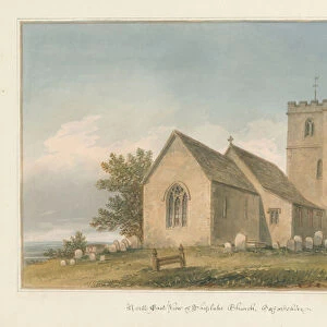 Oxfordshire - Shiplake Church, 1830 (w / c on paper)