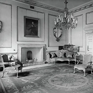 The front parlour at 19 Arlington Street, Green Park, London, from The Country Houses of Robert Adam, by Eileen Harris, published 2007 (b/w photo)