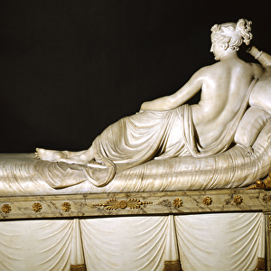 Pauline Bonaparte as Venus Triumphant, c. 1805-08 (marble)