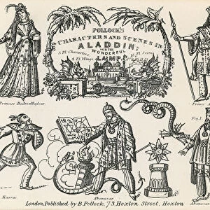 Pollocks Characters and Scenes in Aladdin and the Wonderful Lamp (engraving)