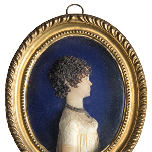 Portrait of a wife, late 18th century (wax)