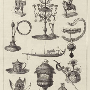 Some of Prince of Waless Indian Presents (engraving)