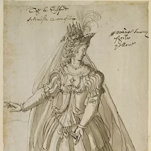 Queen Artemisia, c. 1609 (pen & ink on paper)