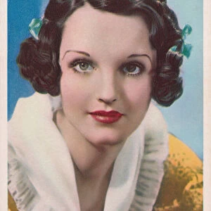 Rochelle Hudson, American Hollywood actress and film star (coloured photo)