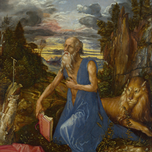 Saint Jerome in the Wilderness, c. 1496 (oil on wood)