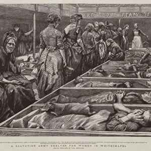 A Salvation Army Shelter for Women in Whitechapel (engraving)