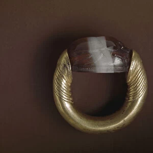 Scarab gold ring, 4th Century BC