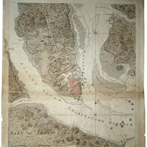 A sketch of the operations before Charlestown, the capital of South Carolina, c