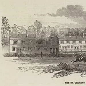 The St Clement Danes Holborn Estate Charity Almshouses, Garratt-Lane, Tooting (engraving)