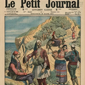 Subjects of the new kingdom, Albanian types, front cover illustration from Le