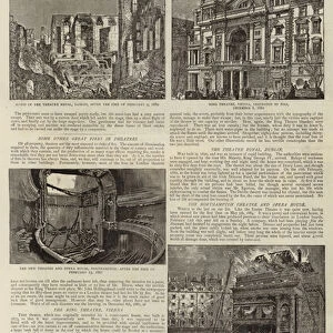 Some other Theatres recently destroyed by Fire (engraving)