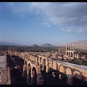 View of the city of Anjar, 705-710