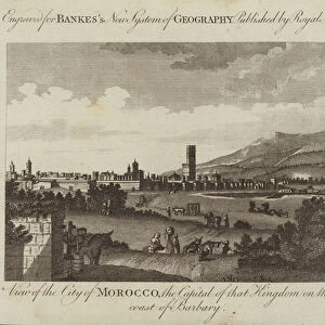 View of the City of Morocco (engraving)
