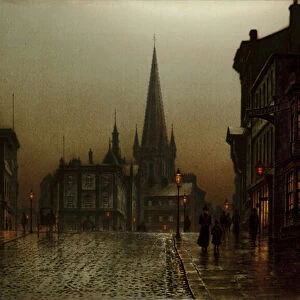 Wakefield, Upper Westgate, 1896 (oil on canvas)