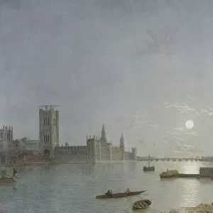 Westminster in Moonlight, c. 1850 (oil on canvas)