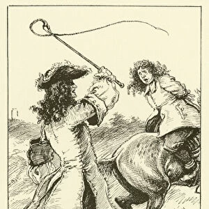Whitney and the Usurer (engraving)